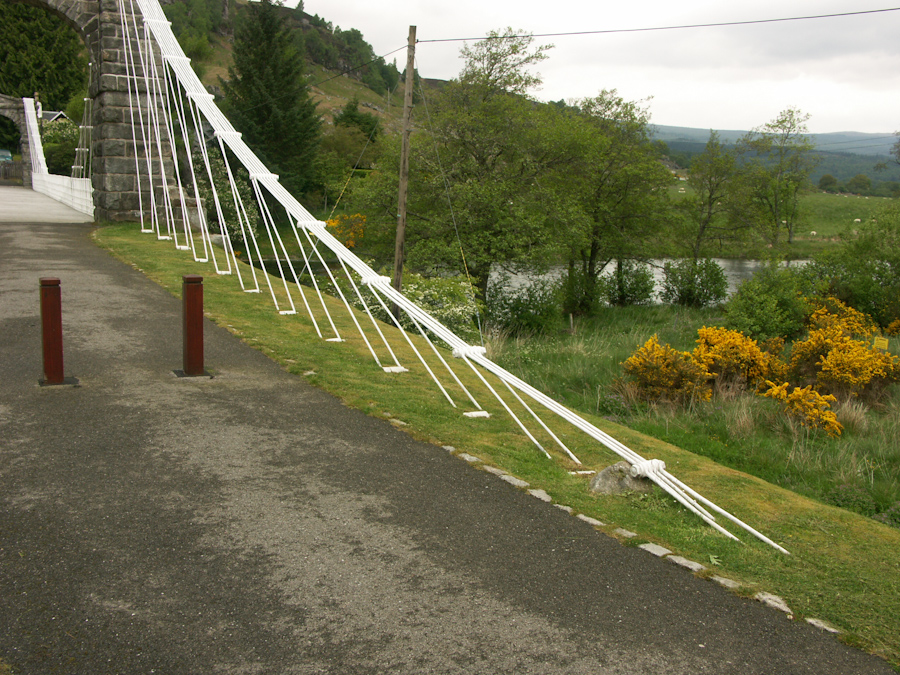 Bridge of Oich, Suspension Bridge,